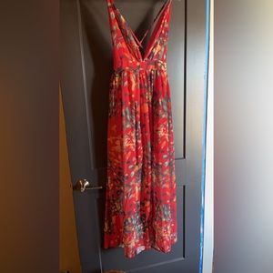 Small dress. Does not have adjustable waist.